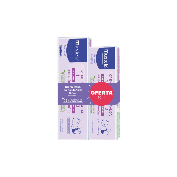 Mustela Bebé Creme Zona da Fralda 123 100ml + 50ml